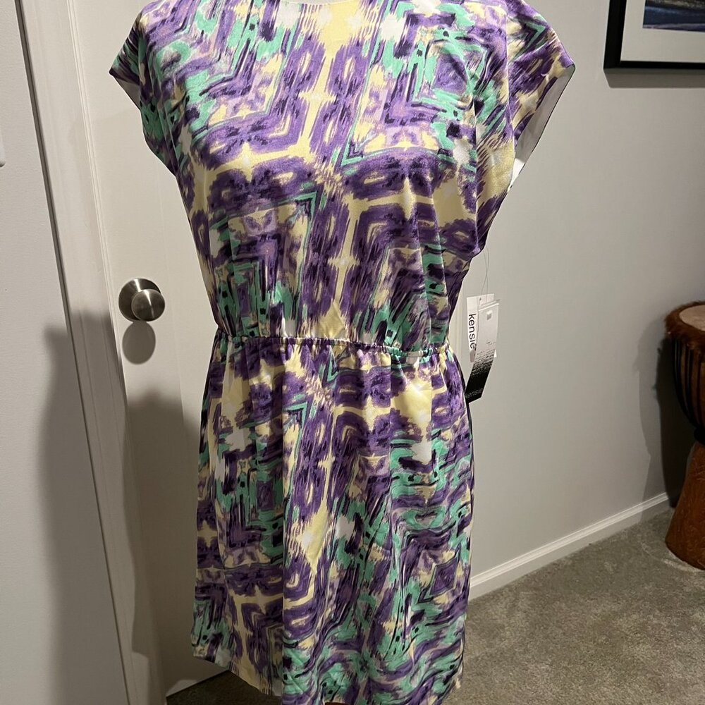 Kensie Minty Combo Dress | Large